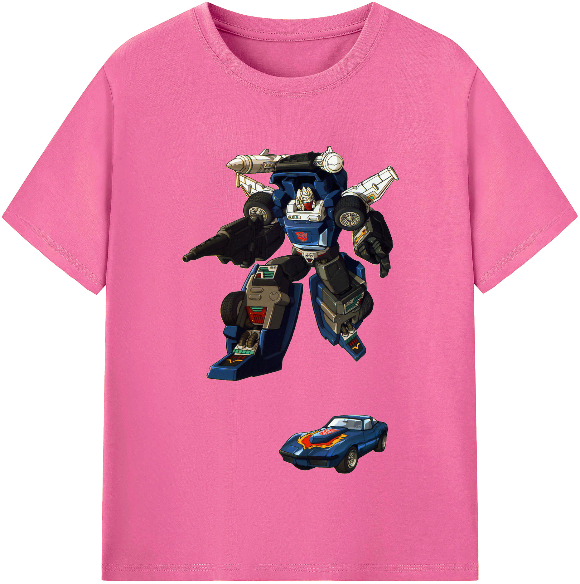 （画像用）  レディースカジュアルプリントTシャツ（綿100％）
